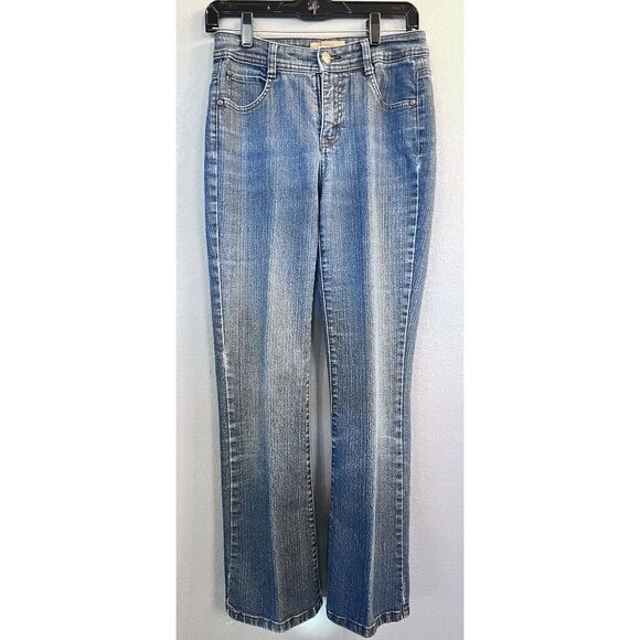 Hannah Bootcut Denim Jeans Women's Size 4 Blue High Rise Med Wash 5-Pocket Rodeo - Picture 1 of 6